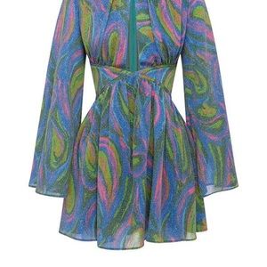 Revolve Alice McCall Swan Lake Mini Dress in Clover